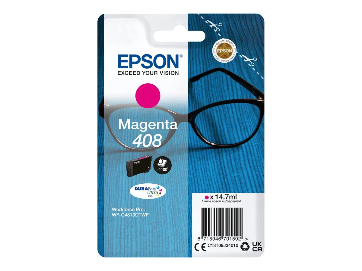 Epson 408 / T09J3 / C13T09J34010 Tinte magenta