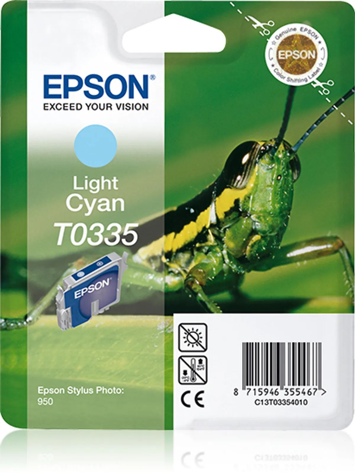 Epson T0335 / C13T03354010 Tinte photo cyan