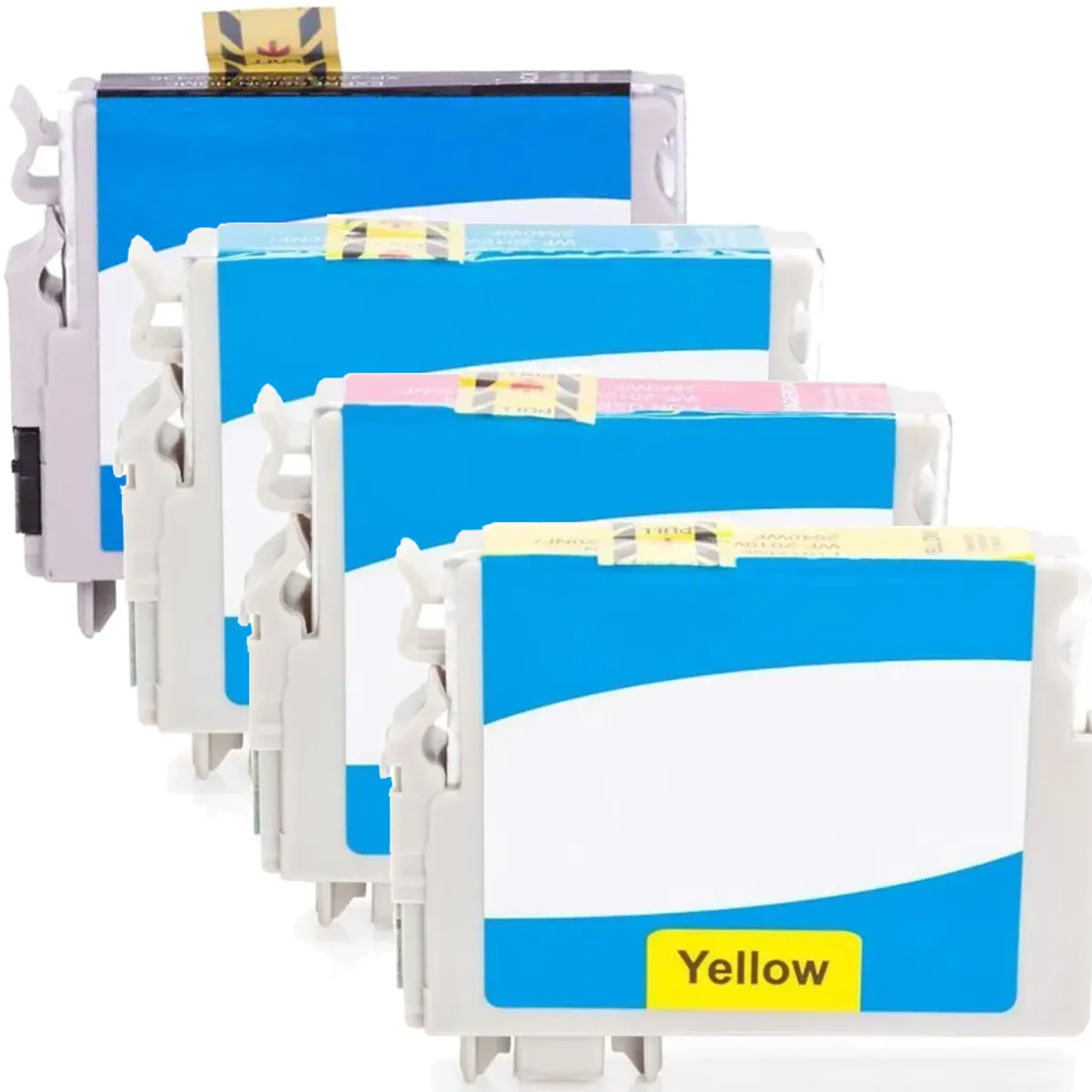 XL Tinten Sparset kompatibel zu Epson 604XL / T10H6 / C13T10H64010 schwarz, cyan, magenta, gelb  (4 Stück)