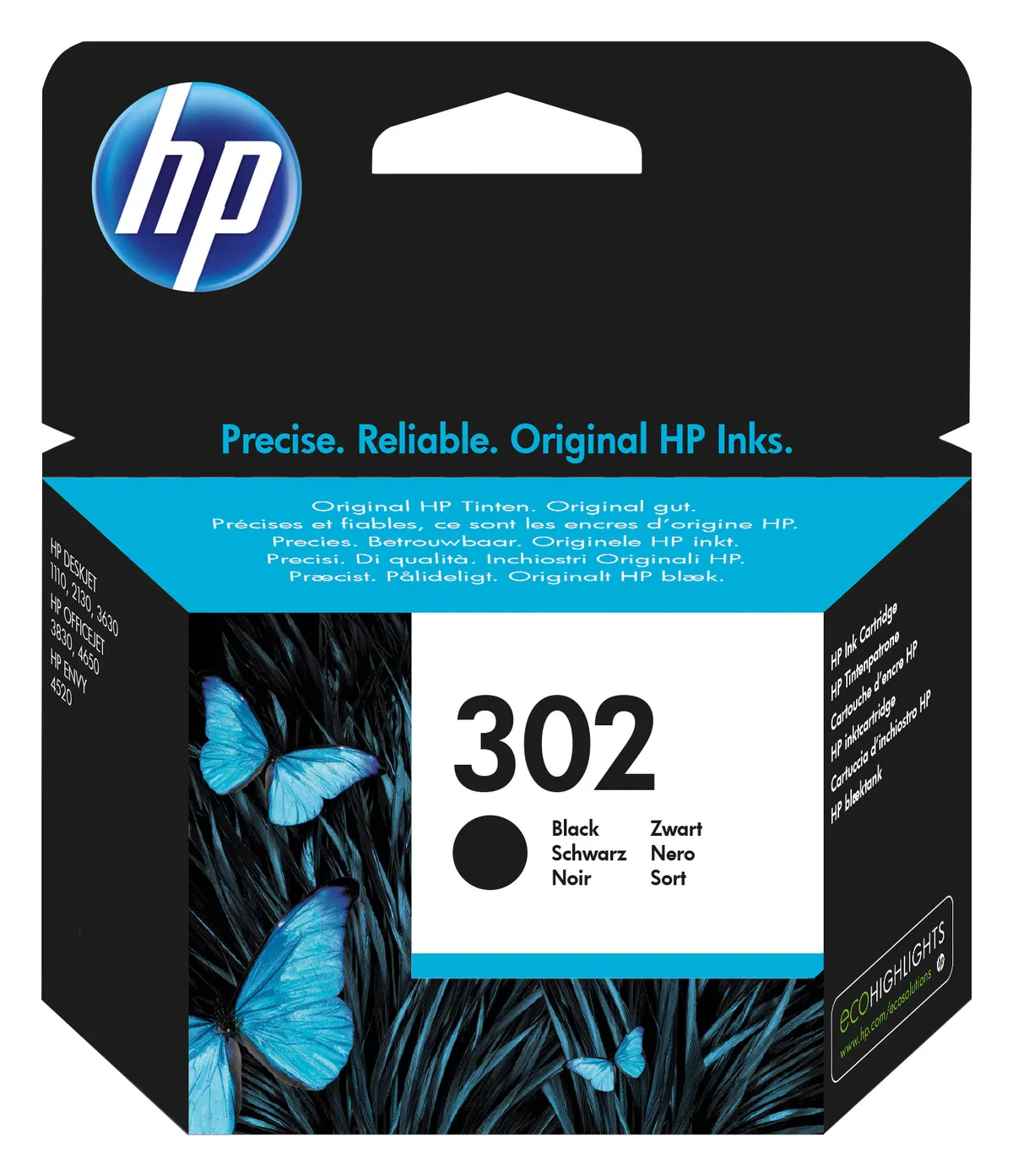 HP 302 / F6U66AE Tinte schwarz