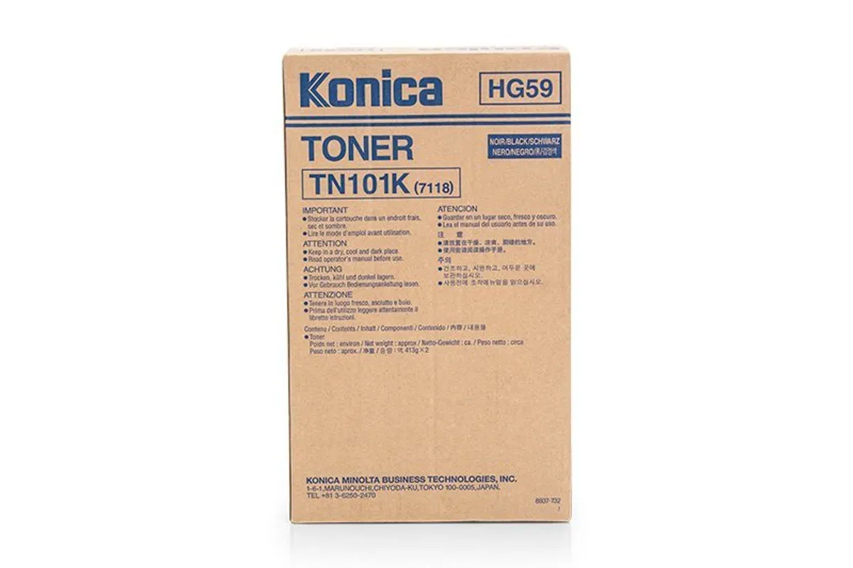 Konica Minolta 012A / HG59 / 8937-732 / TN-101K Toner schwarz