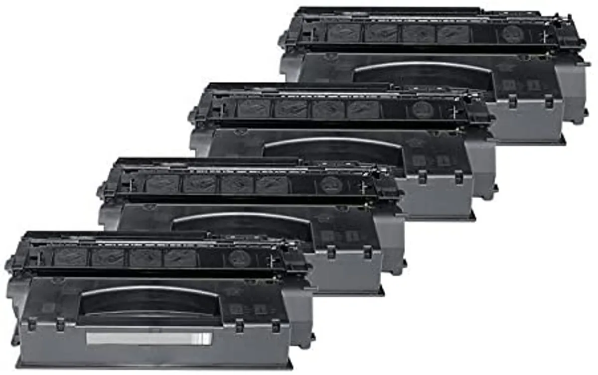 Toner Sparset kompatibel zu HP 53A / Q7553A schwarz  (4 Stück)