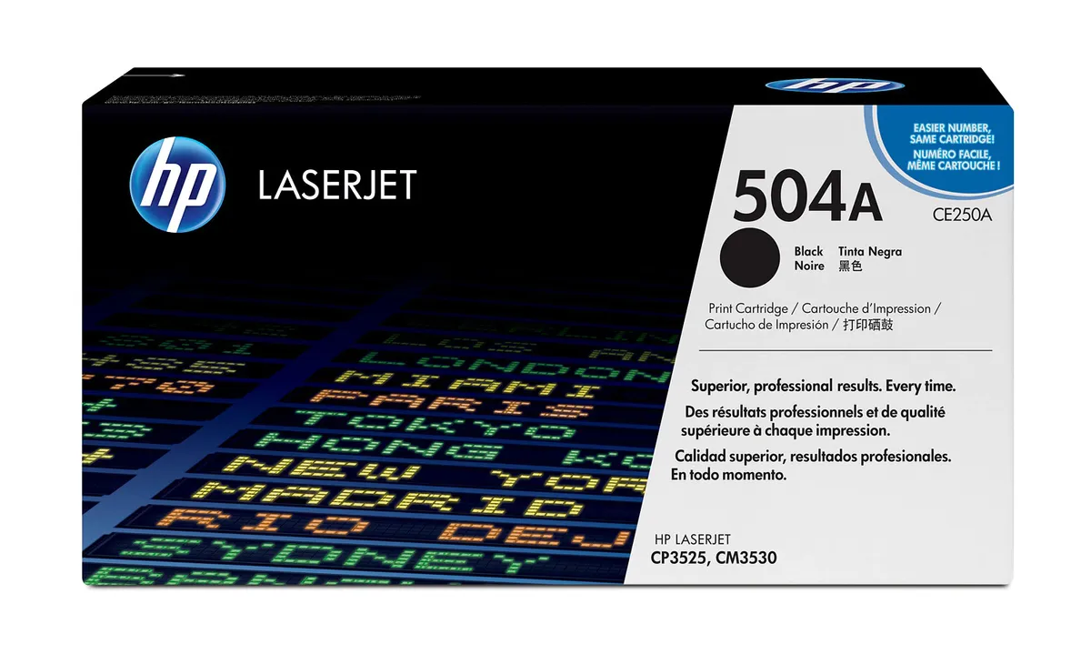 HP 504A / CE250A Toner schwarz
