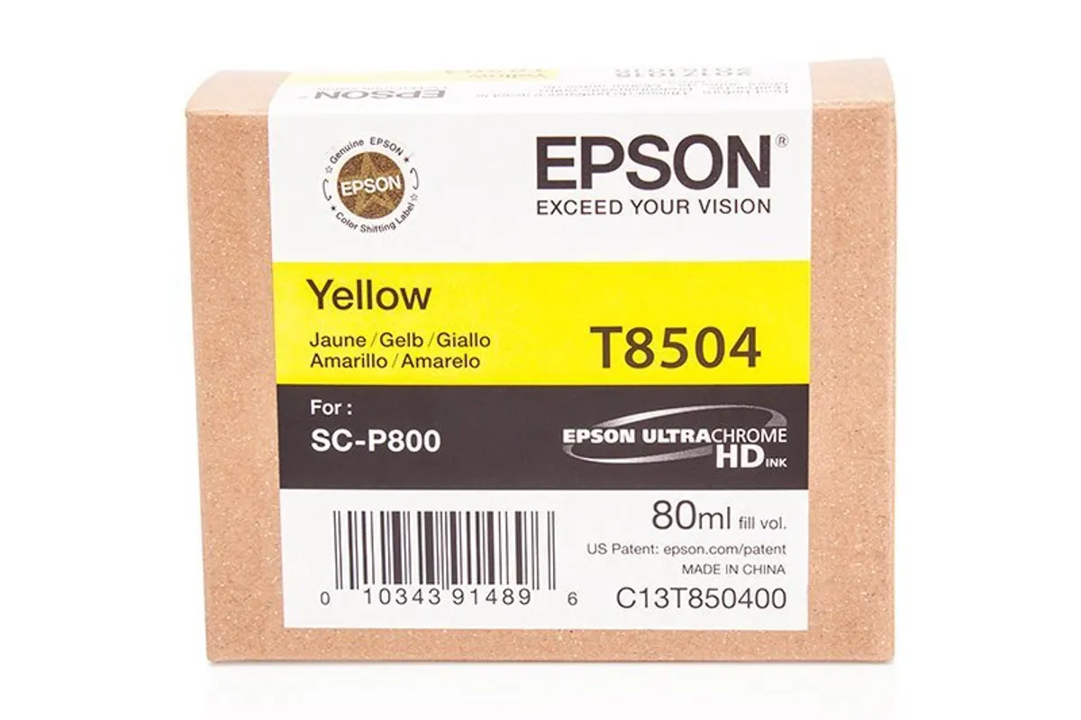Epson T8504 / C13T850400 Tinte gelb