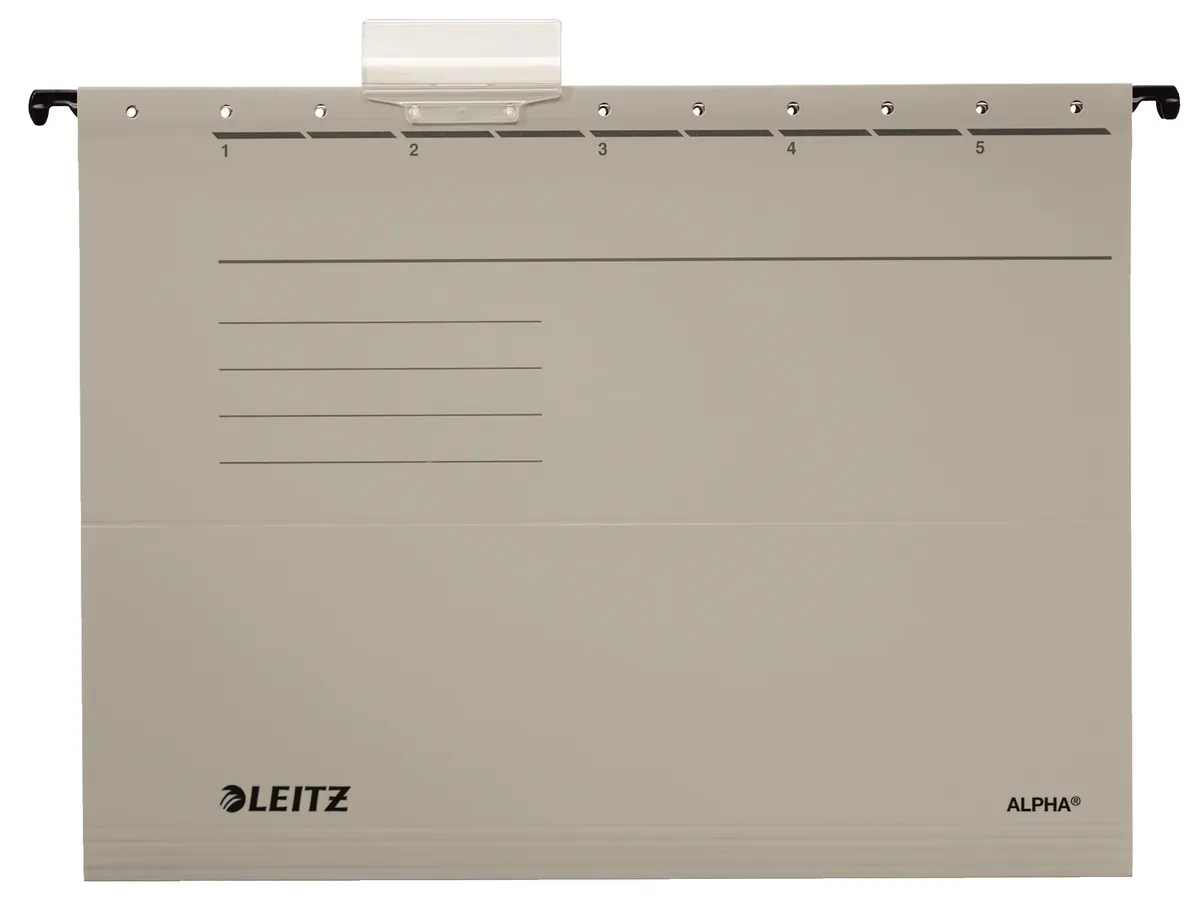Leitz Alpha / 19853085 Hängemappe  grau (5 Stück)