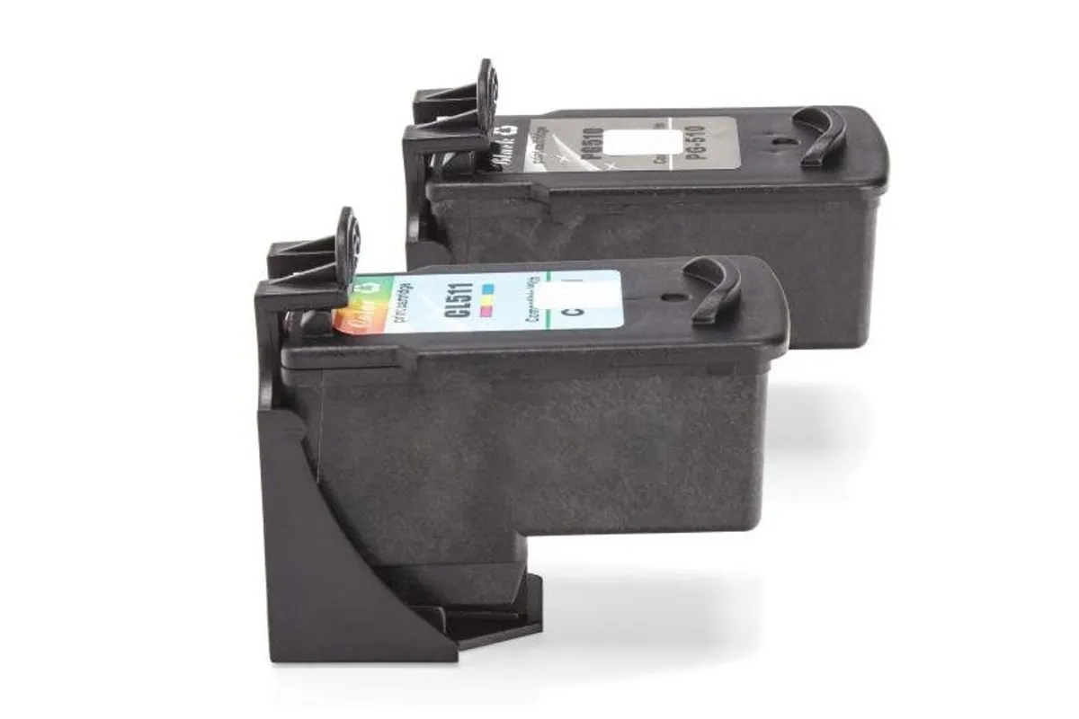XL Tinten Sparset kompatibel zu Canon PG-510 CL-511 / 2970B010 schwarz, color  (2 Stück)