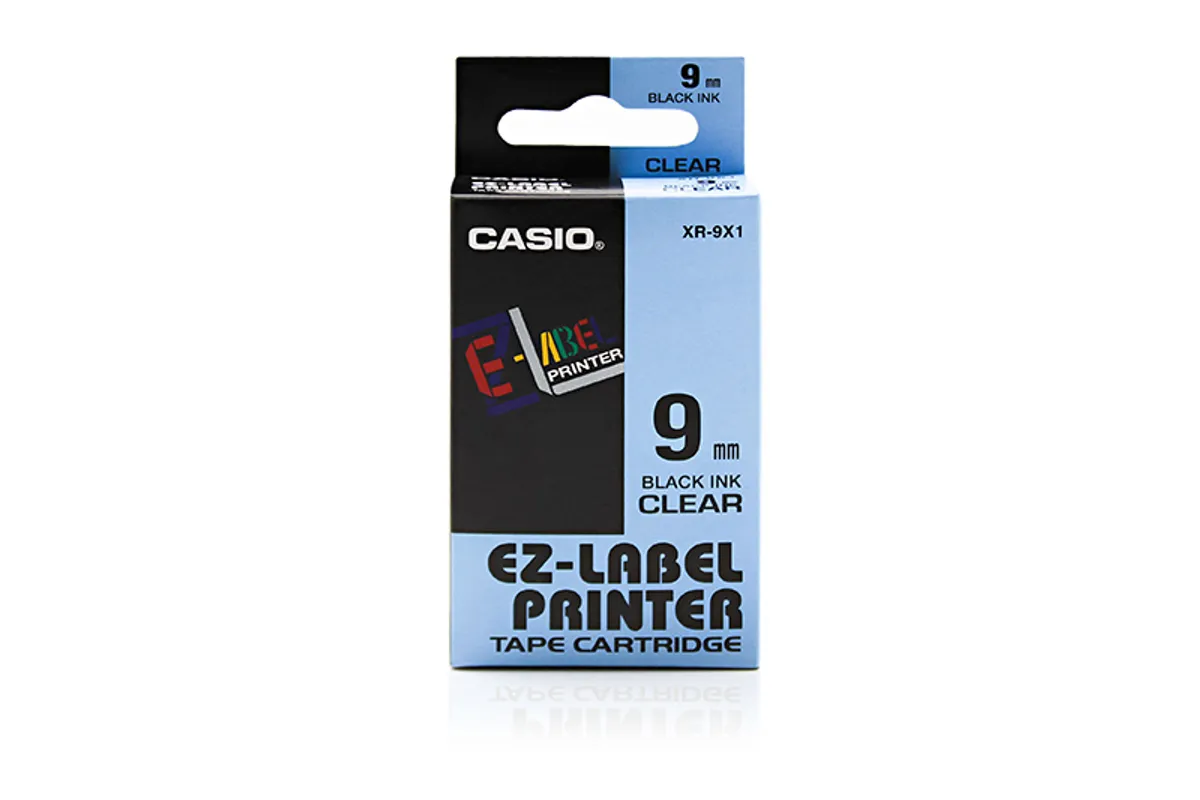 Casio XR-9X1 Farbband /Farbrolle schwarz, transparent