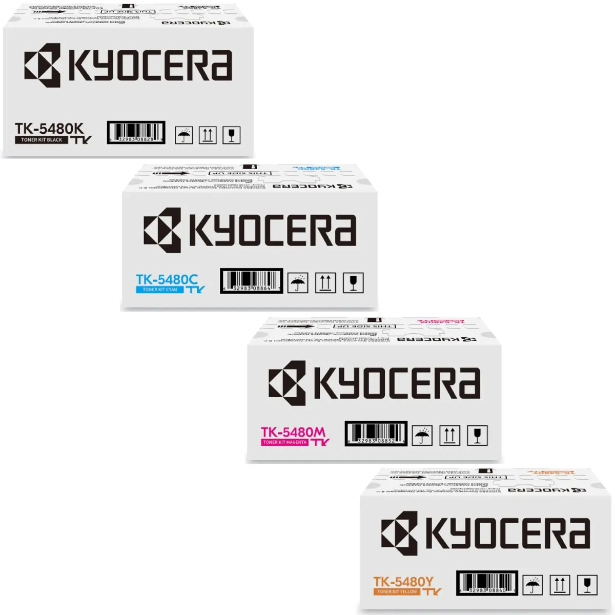 Kyocera TK-5480 Toner schwarz, cyan, magenta, gelb