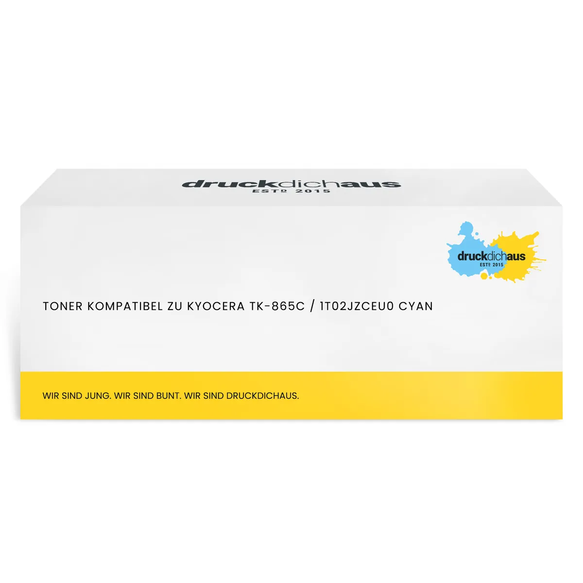 Toner kompatibel zu Kyocera TK-865C / 1T02JZCEU0 cyan