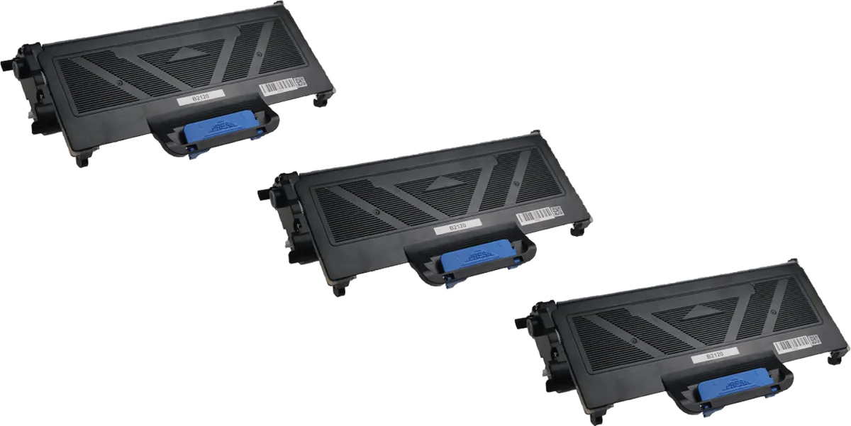 XXL Toner Sparset kompatibel zu Brother TN-2120 schwarz  (3 Stück)