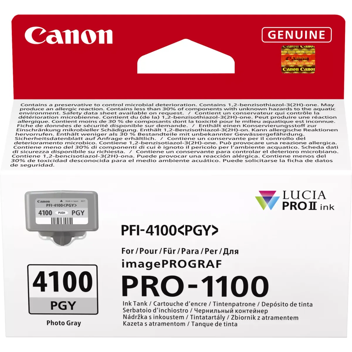 Canon PFI-4100PGY / 6784C001 Tinte photo grau