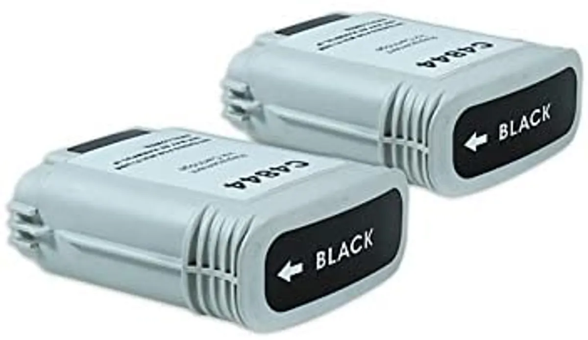 Tinten Doppelpack kompatibel zu HP 10 / C4844A schwarz  (2 Stück)