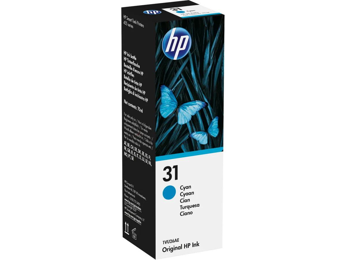 HP 31 / 1VU26AE Tinte cyan