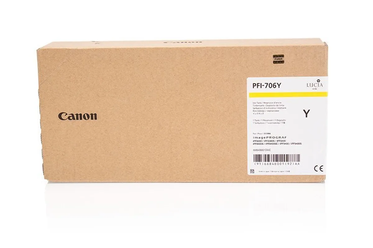 Canon PFI-706 Y / 6684B001 Tinte gelb