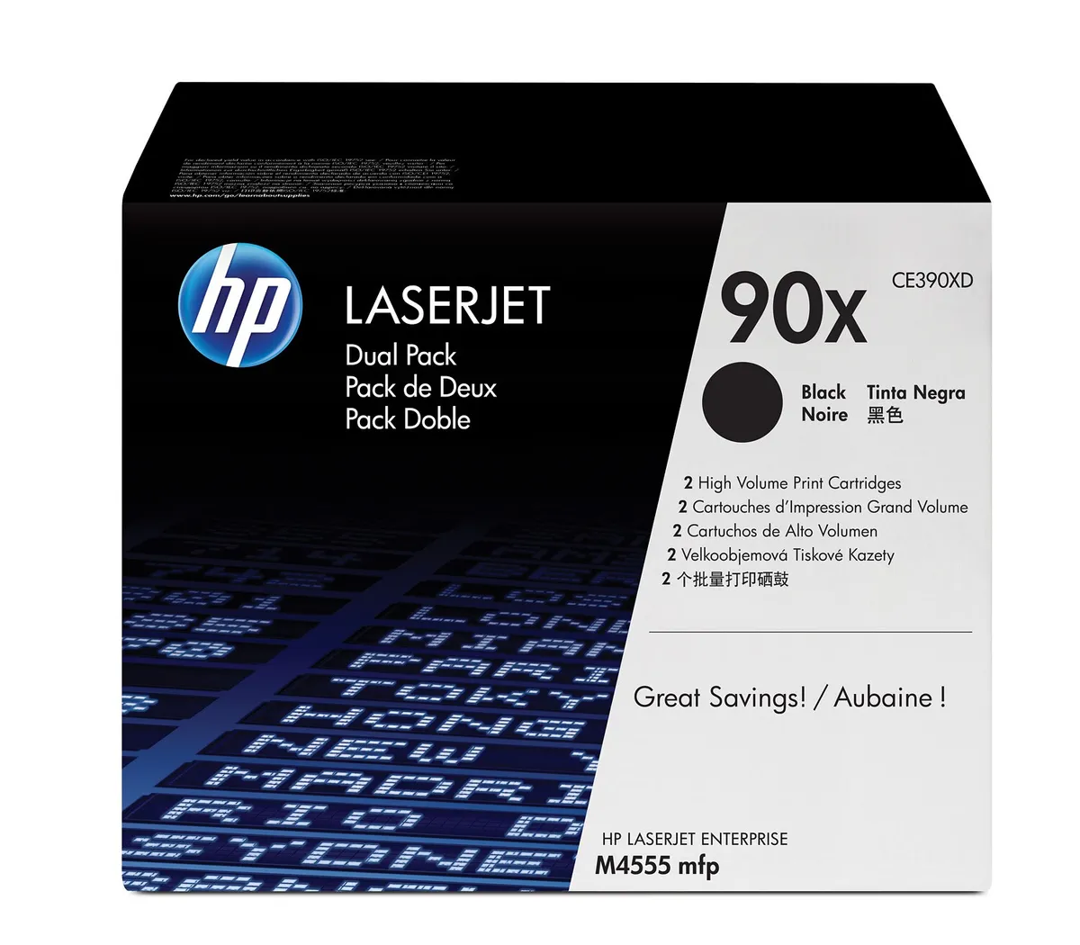 HP 90X / CE390XD Toner Doppelpack schwarz (2 Stück)