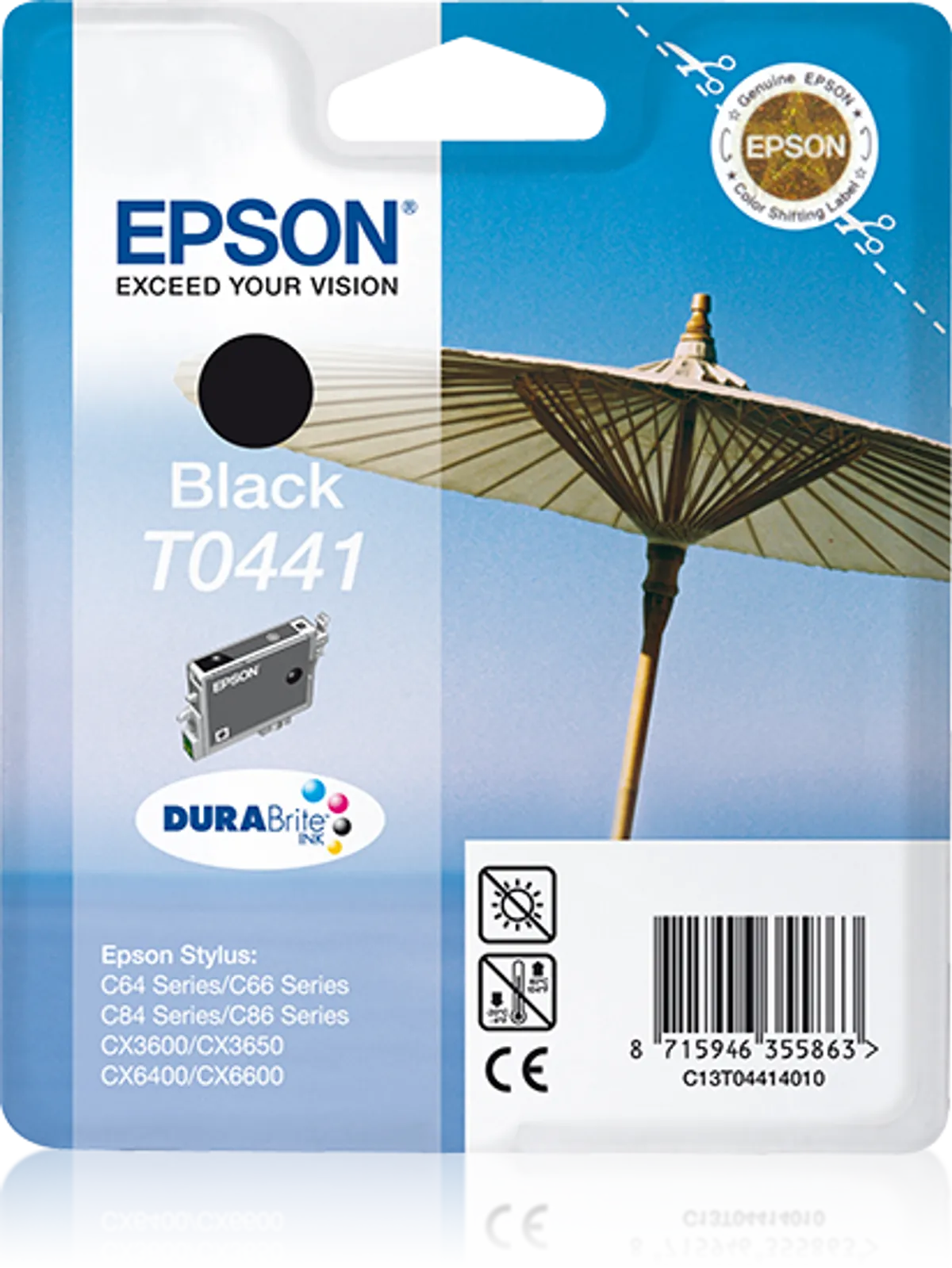 Epson T0441 / C13T04414010 Tinte schwarz