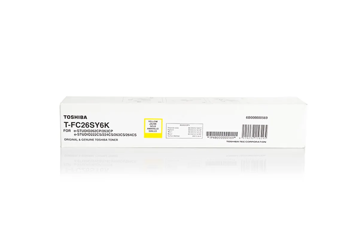 Toshiba T-FC26SY6K / 6B000000569 / 6B000001096 Toner gelb