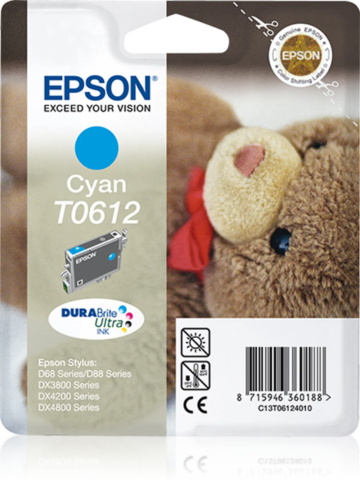 Epson T0612 / C13T06124010 / C13T06124020 Tinte cyan