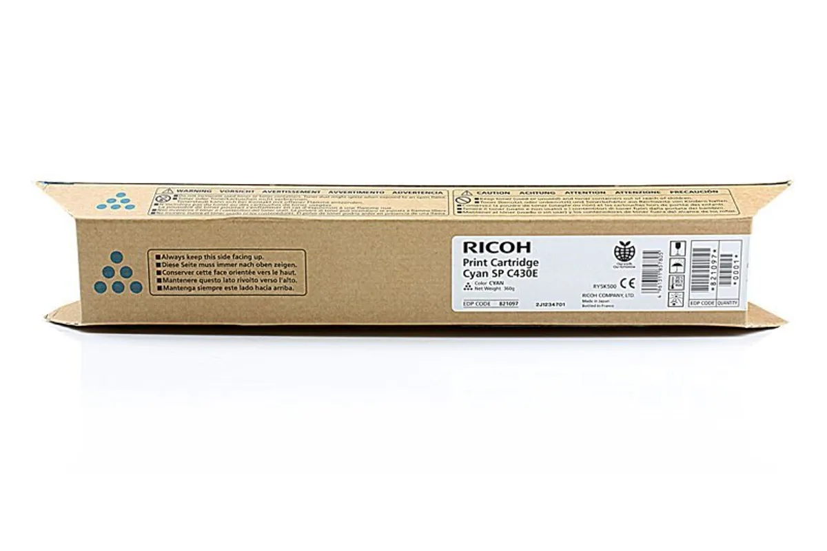 Ricoh TYPE SPC 430 E / 821077 / 821207 / 821097 / 821280 Toner cyan