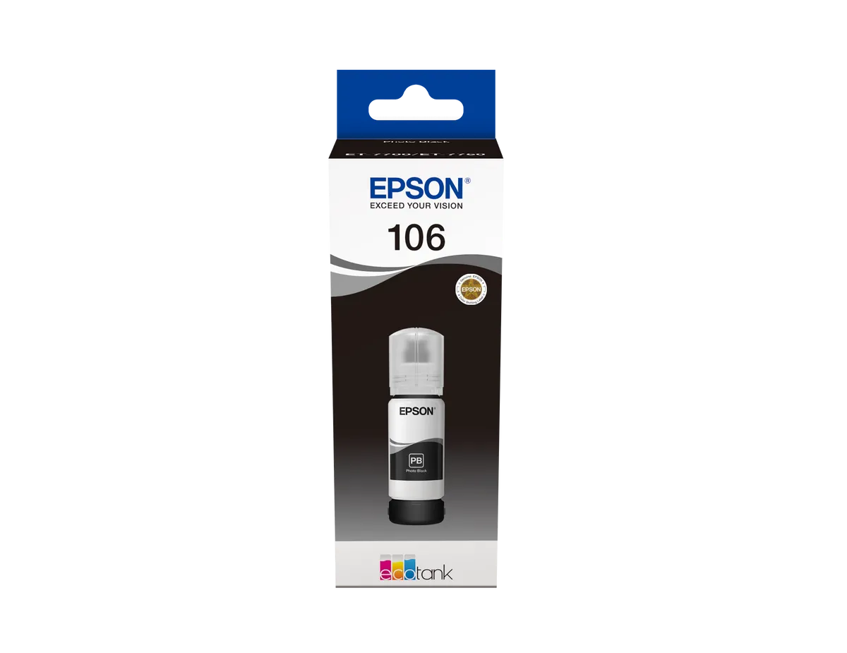 Epson 106 / T00R1 / C13T00R140 Tintenflasche photo schwarz