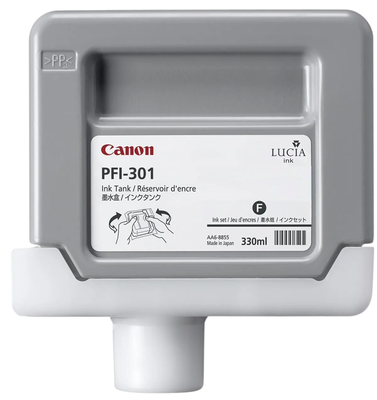 Canon PFI-301 BK / 1486B001 Tinte schwarz