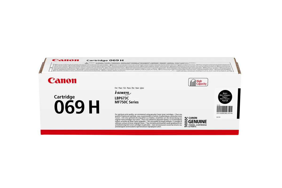 Canon 069H / 5098C002 / 5098C004 Toner schwarz