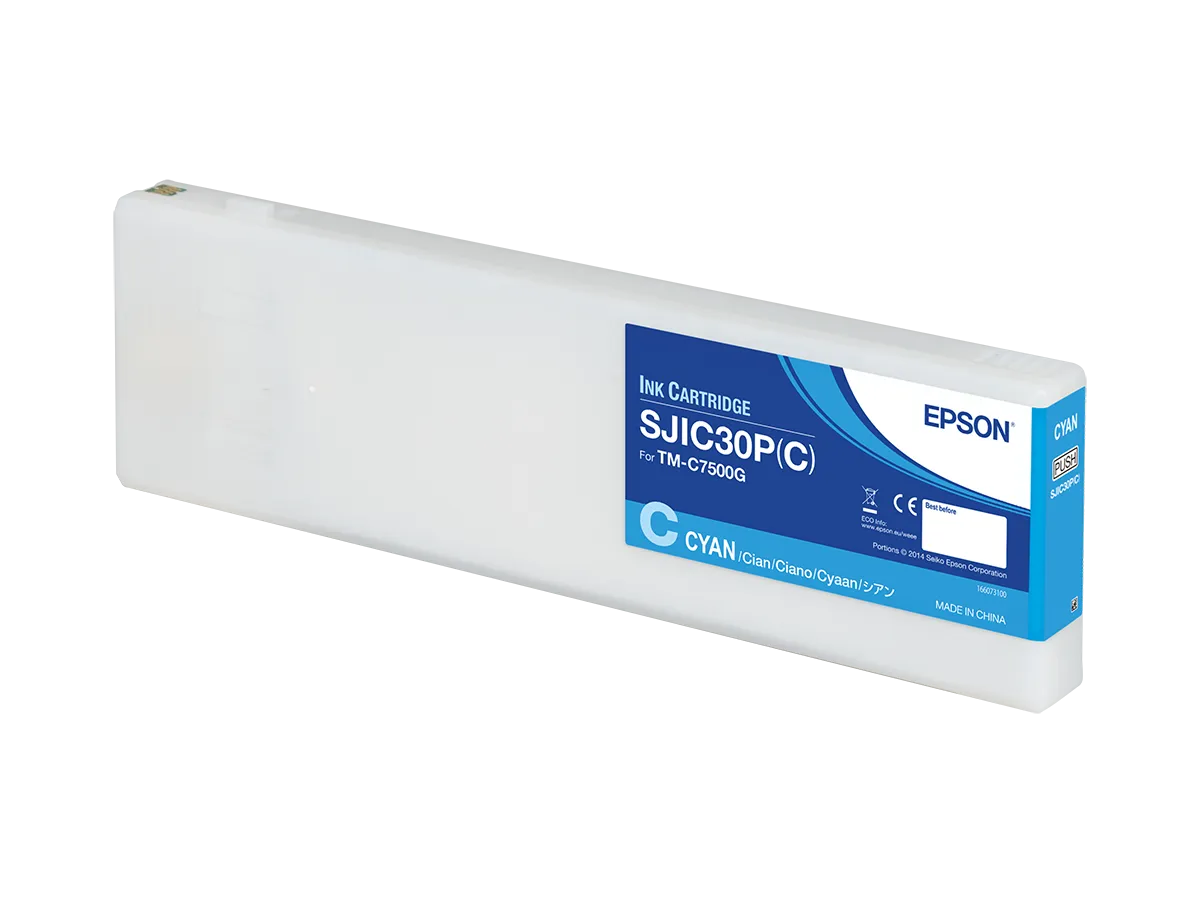 Epson SJIC-30-P-C / C33S020640 Tinte cyan