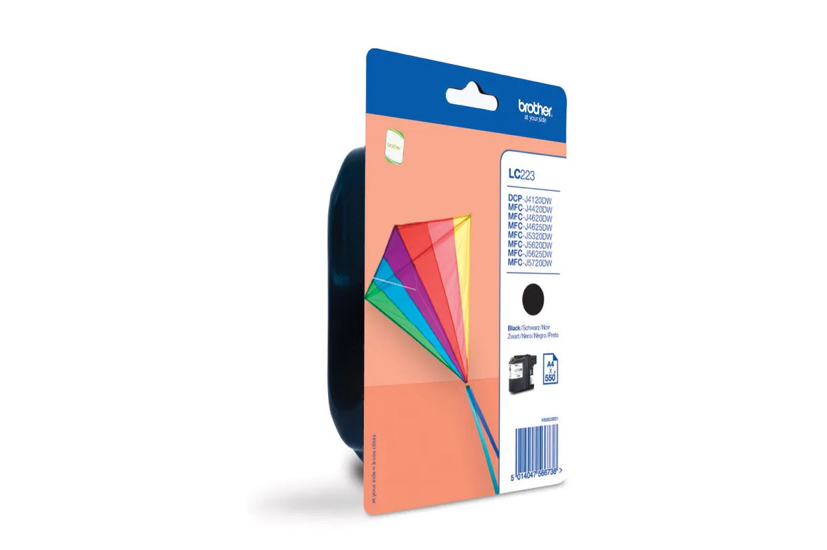 Brother LC-223BK / LC-223BKBP / LC-223BKBPDR Tinte schwarz