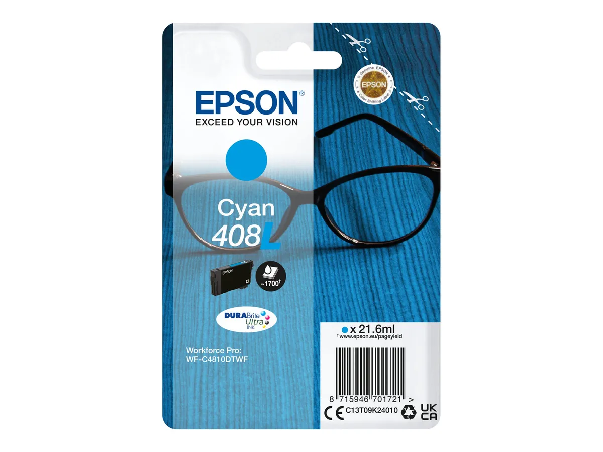 Epson 408L / T09K2 / C13T09K24010 Tinte cyan