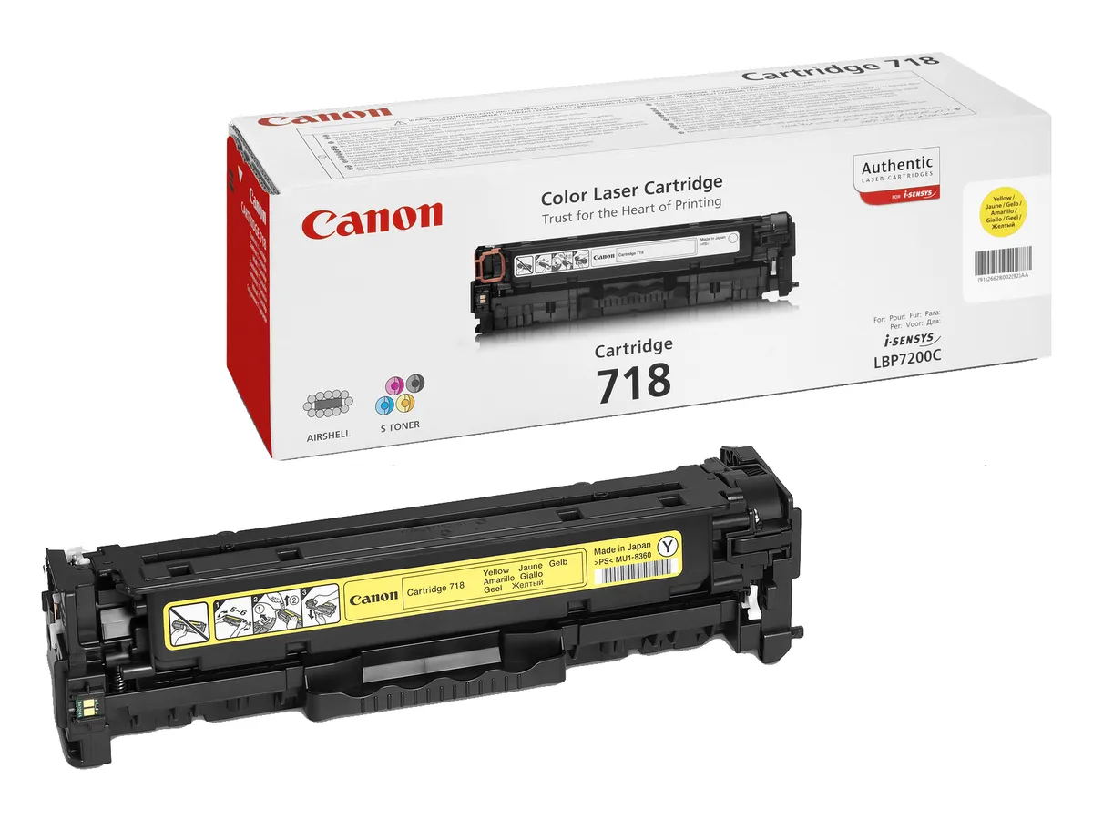 Canon 718 / 2659B002 / 2659B014 Toner gelb
