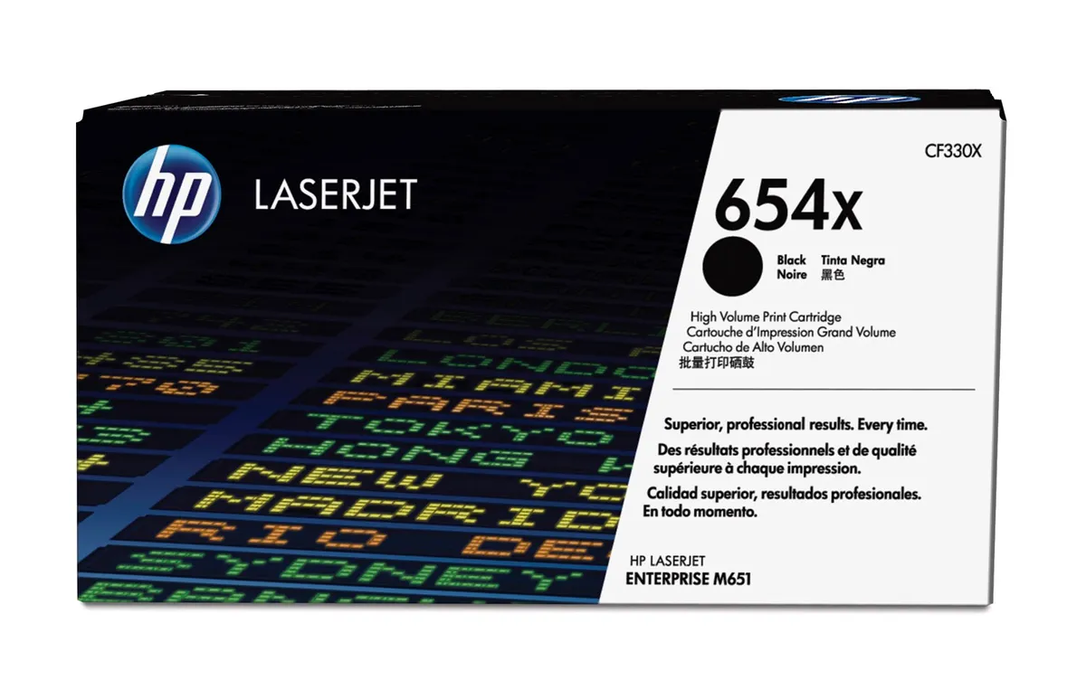 HP 654X / CF330X Toner schwarz