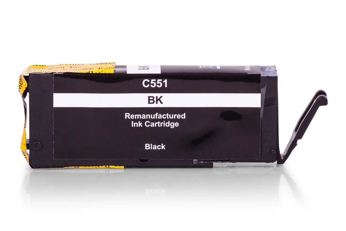 XL Tinte kompatibel zu Canon CLI-551BK / 6443B001 schwarz