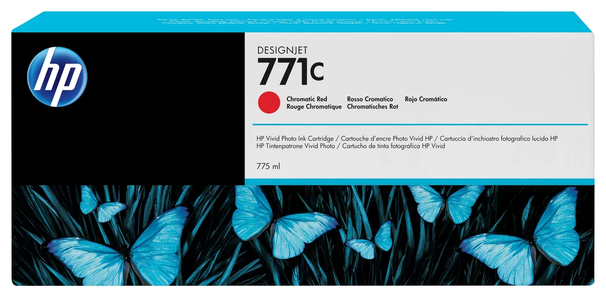 HP 771C / B6Y08A Tinte rot