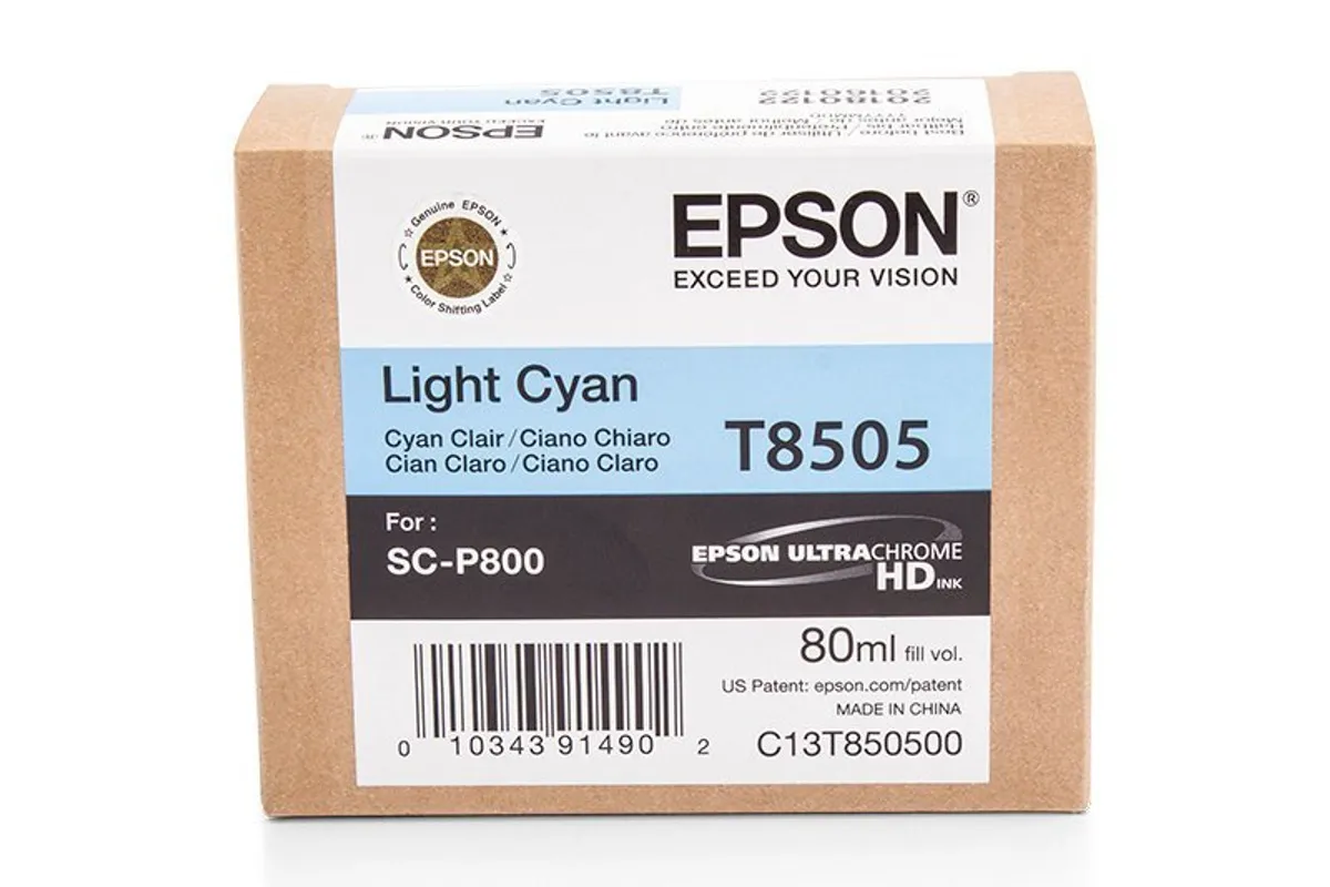 Epson T8505 / C13T850500 Tinte photo cyan