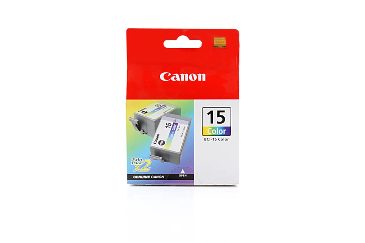 Canon BCI-15 C / 8191A002 Tinten Doppelpack color (2 Stück)