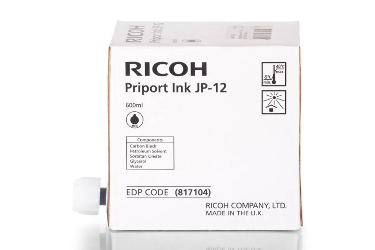 Riso JP 12 / 817104 Tinte schwarz