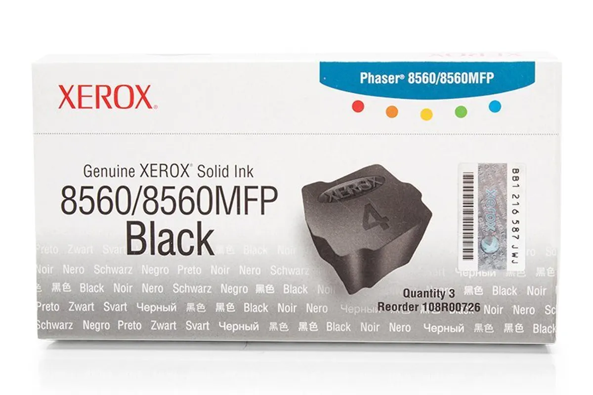 Xerox 108R00726 Festtinte Sparset schwarz (3 Stück)