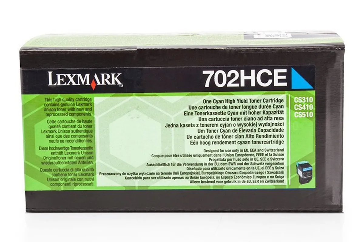 Lexmark 702HC / 70C2HCE Toner cyan
