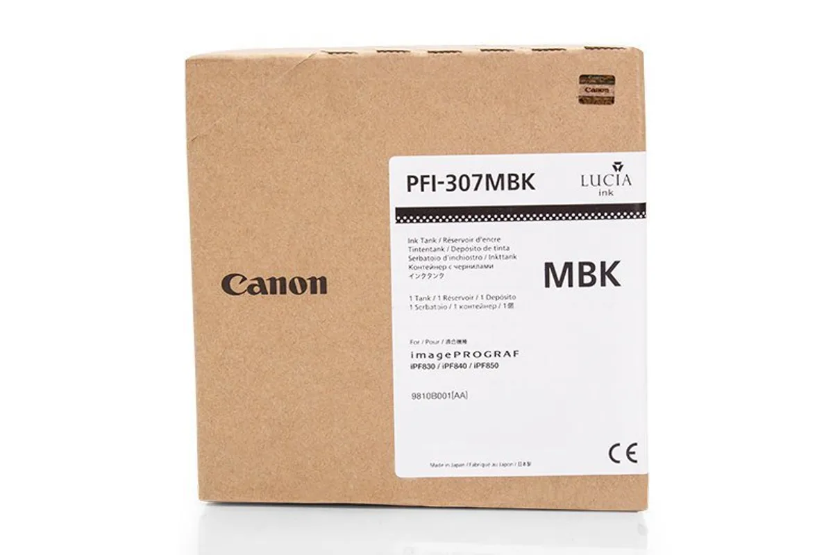 Canon PFI-307 MBK / 9810B001 Tinte matt schwarz
