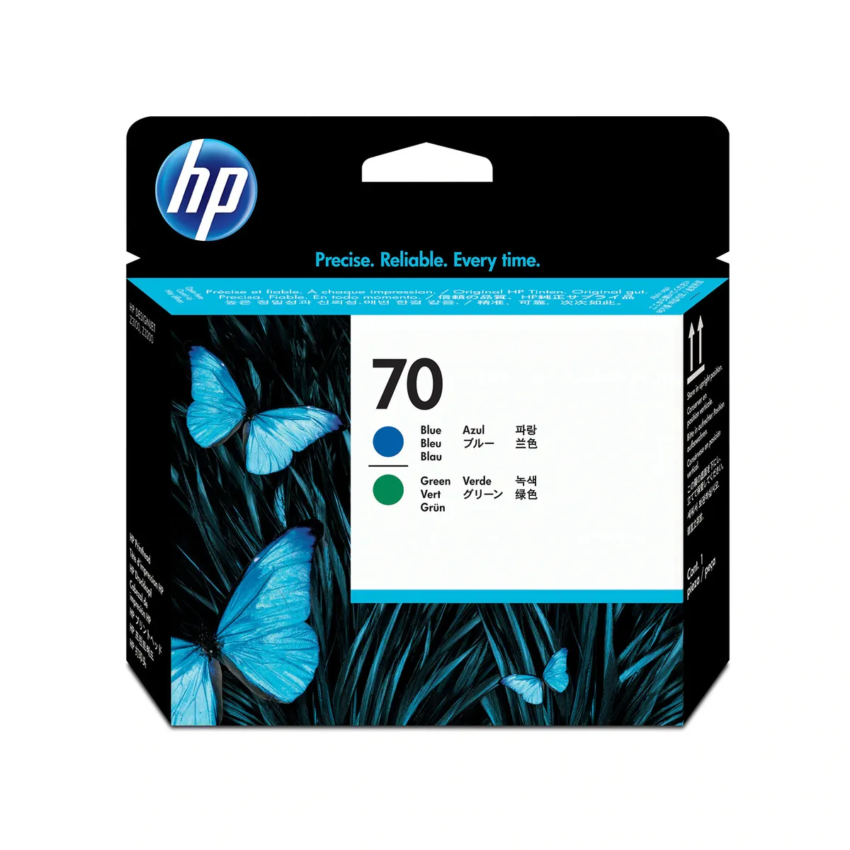 HP 70 / C9408A Druckkopf grün, blau