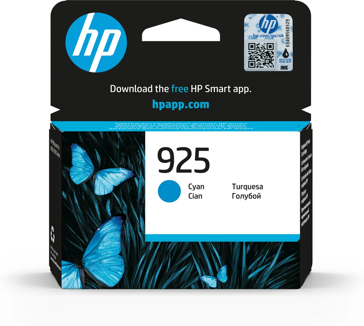 HP 925 / 4K0V6PE Tinte cyan