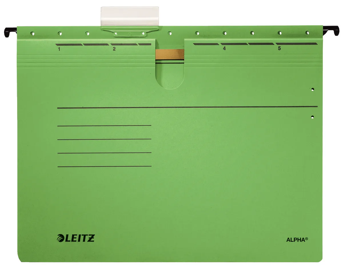 Leitz Alpha / 19843055 Hängehefter  grün (5 Stück)