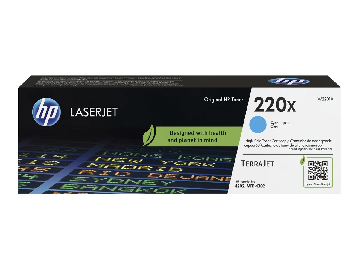 HP 220X / W2201X Toner cyan