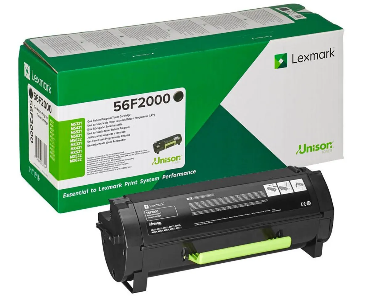 Lexmark 56F2000 / 056F2000 Toner schwarz