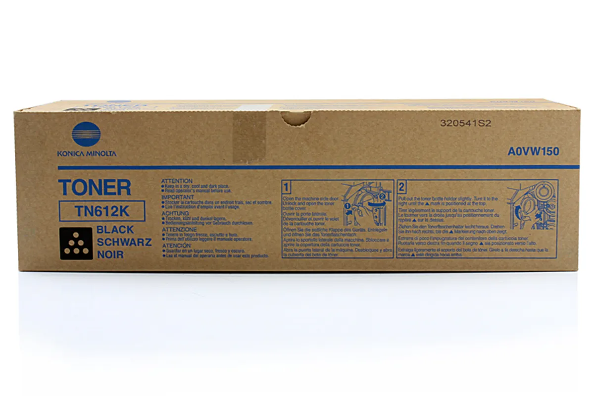 Konica Minolta TN-612 K / A0VW150 Toner schwarz