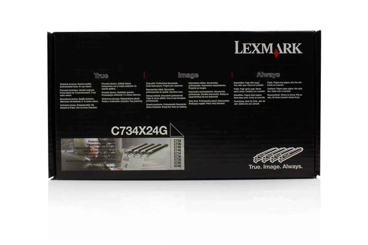 Lexmark C734X24G / 0C734X24G Trommel Sparset schwarz, cyan, magenta, gelb (4 Stück)