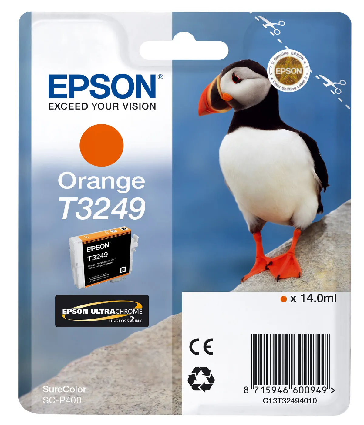 Epson T3249 / C13T32494010 Tinte orange