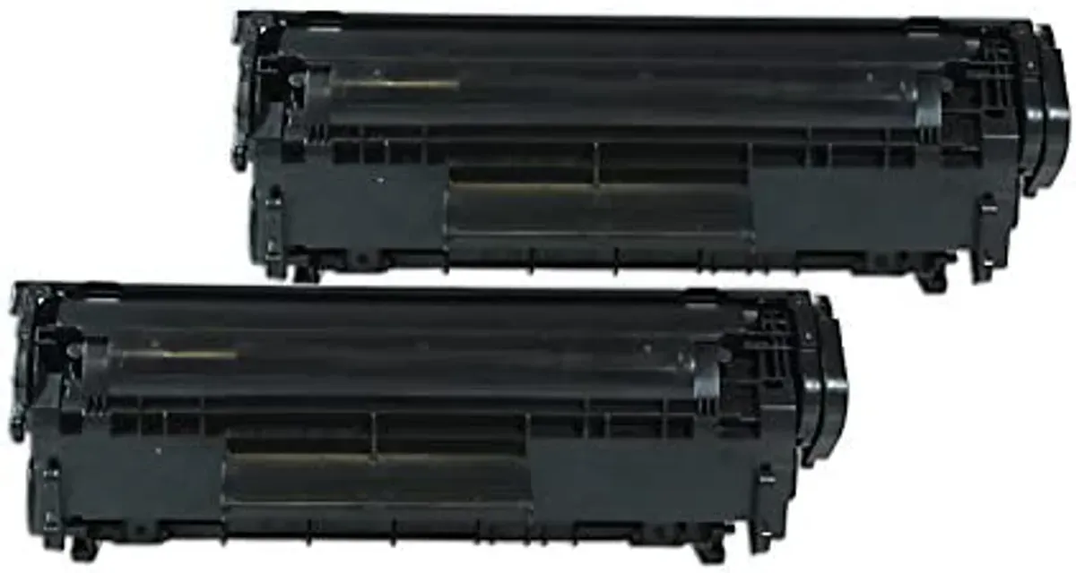 XL Toner Doppelpack kompatibel zu HP 12AD / Q2612AD schwarz  (2 Stück)