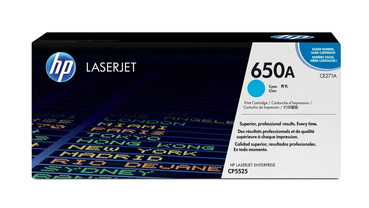 HP 650A / CE271A Toner cyan
