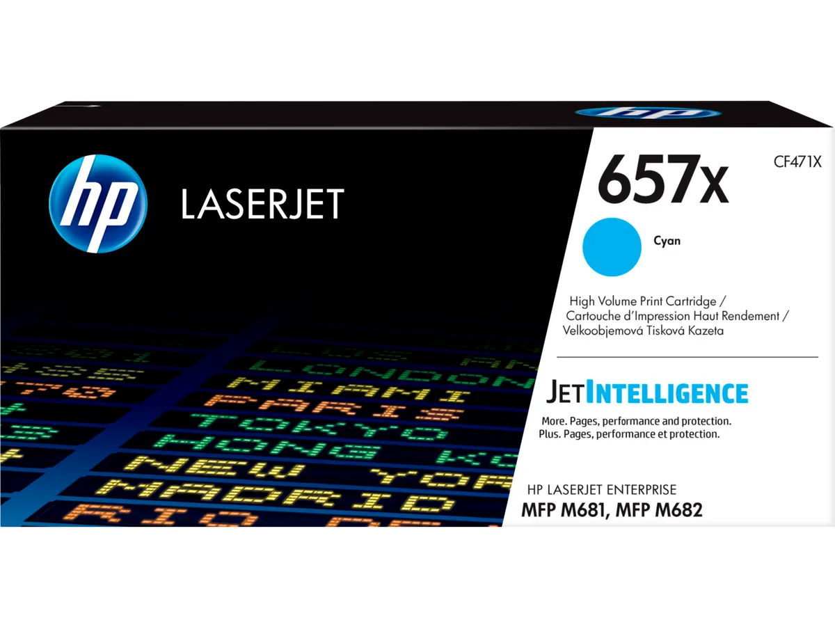 HP 657X / CF471X Toner cyan